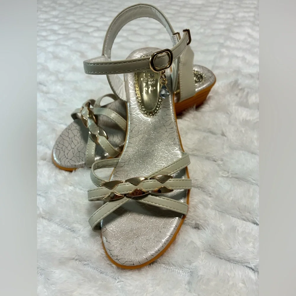 Shein New Women's Comfortable Non-Slip Flat Open Toe Mid Heel Sandals - Size 37